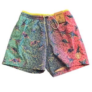 Chubbies NWT Men's Small Dino Delights Classic Swim Trunk 5.5" Inseam Shorts